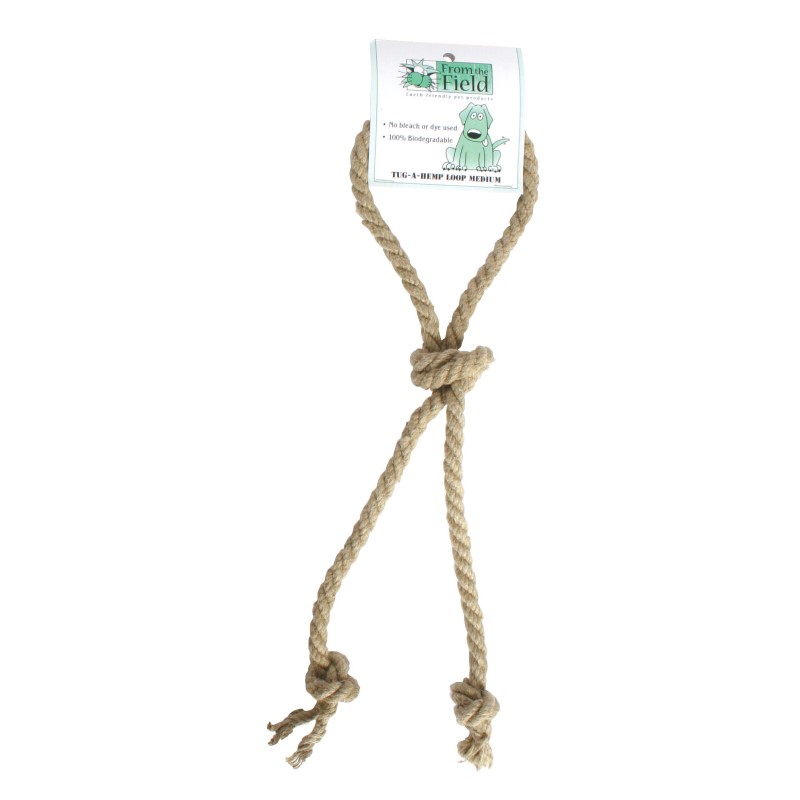 dog hemp rope loop medium