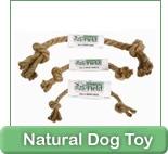 natural dog toy